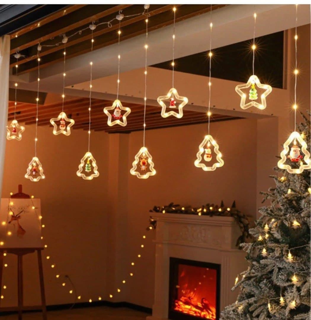 Luminițe Perdea “Star- Tree”
